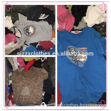 Used clothes men round neck T-shirt used men wear clothing